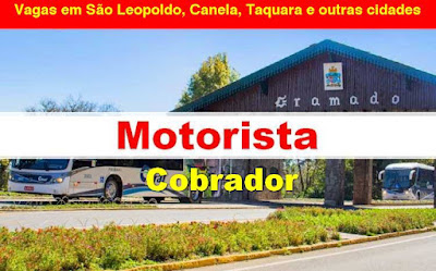 Citral abre vagas para Motorista e Cobrador em São Leopoldo, Canela, Taquara e outras cidades