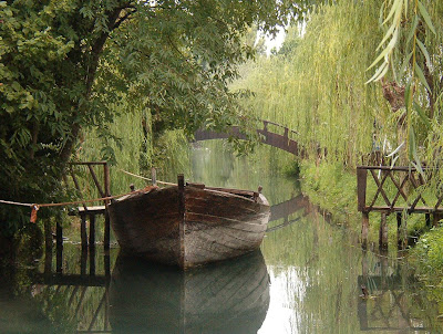 nature wallpaper pc. wallpaper: boat on a river