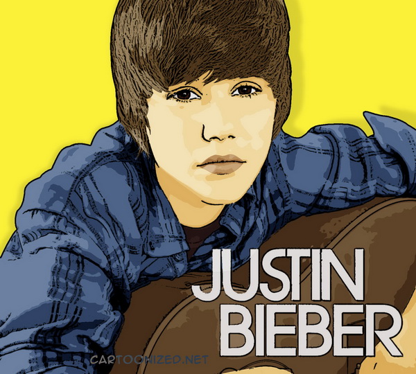 animated justin bieber icons. Justin Bieber Cartoon Drawing.