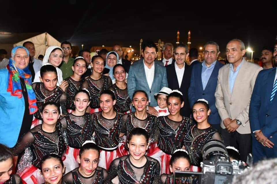 وزير الشباب والرياضة ومحافظ الغربية يشهدان أكبر إحتفالية لشباب مصر