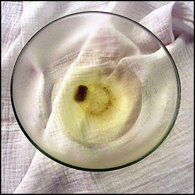 Hors table de Pauline -  Risotto de chou-fleur aux crevettes grises.