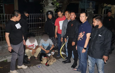 Polresta Yogyakarta Berhasil Amankan Dua Pemuda dan sebilah Clurit Yang Diduga Hendak Tawuran