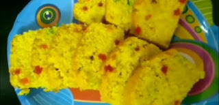Semolina cake-Suji Cake-Kids meal-Eggless homemade cake