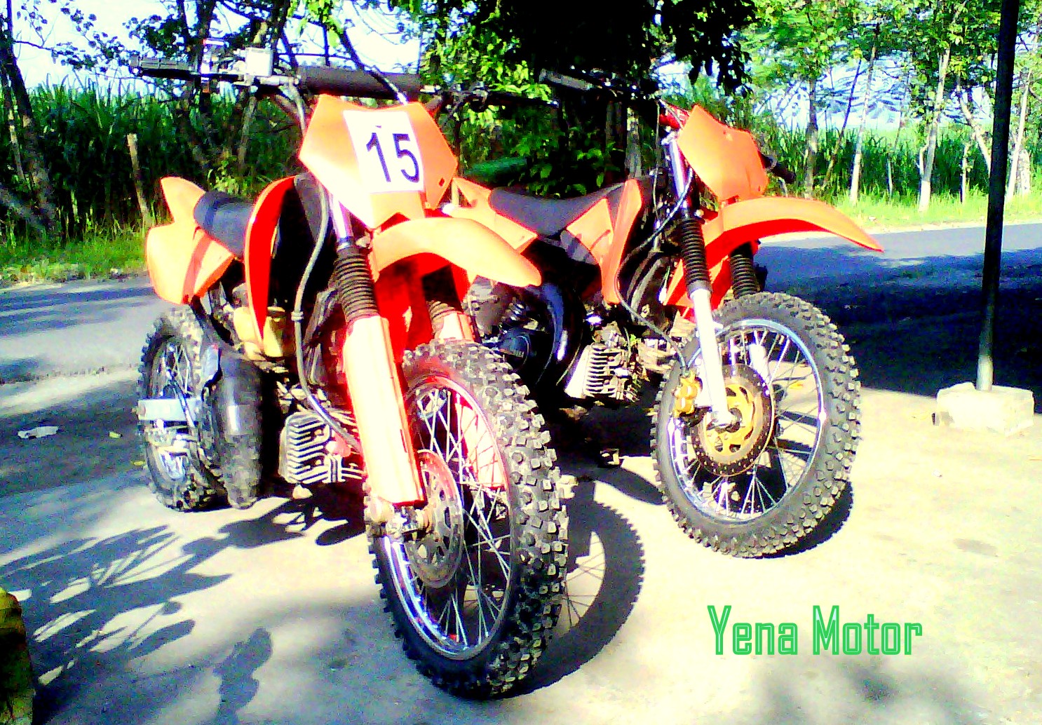 Modifikasi Motor Trail