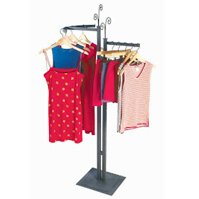 clothes rack fixture