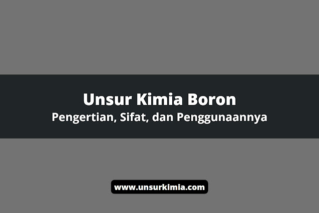 Unsur Kimia Boron