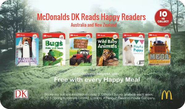 McDonalds DK Reads Happy Meal Readers 2015 Promotional Banner Australia and New Zealand