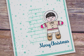Cookie Cutter Eskimo Christmas Card made with new products from Stampin' Up! UK  Get yours here