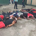 Akwa Ibom Youths Storm Hotel To Arrest Imported Thugs Ahead Of Elections. Photos