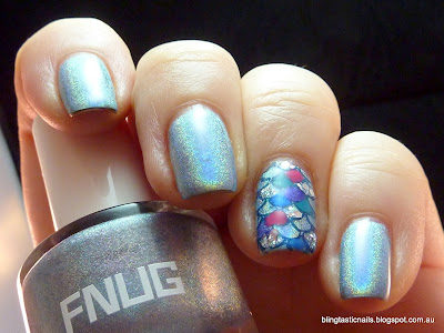 Rainbow Fish Manicure