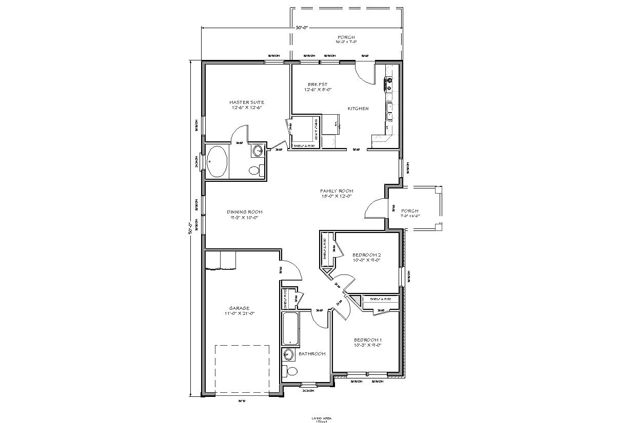 2 Bedroom Garage Apartment House Plans