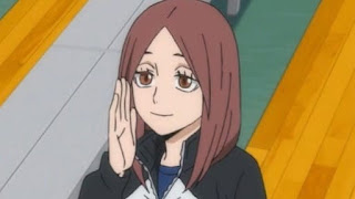 ハイキュー!! アニメ 梟谷学園高校マネージャー 白福雪絵 Shirofuku Yukie HAIKYU!! FUKURODANI HIGH Manager