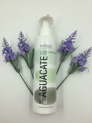 Loción corporal hidratante con aguacate Nat&Be Natural Care