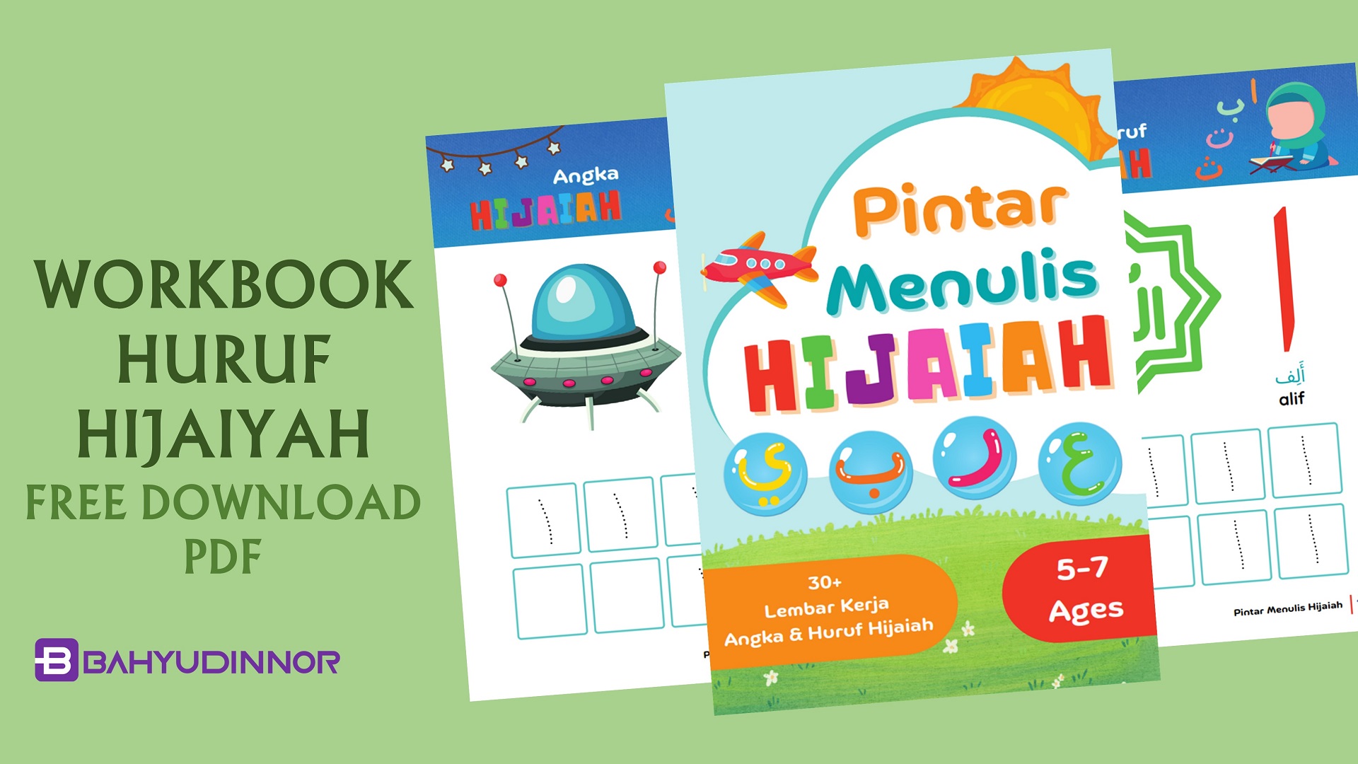 Pintar Menulis Hijaiyah: Download Media Pembelajaran Workbook Menulis Hijaiyah Lengkap!