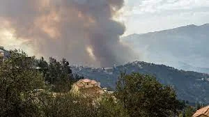 wildfires burn throughout Algeria