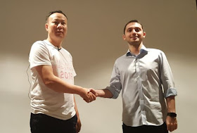 Jingui Ji, Elephone CEO and Inanc Balci, Lazada Philippines CEO