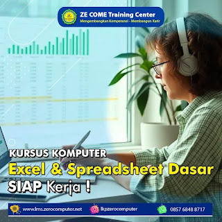 Kursus Komputer Excel dan Spreadsheet Dasar di Pringsewu untuk UMKM dan Admin Pemula