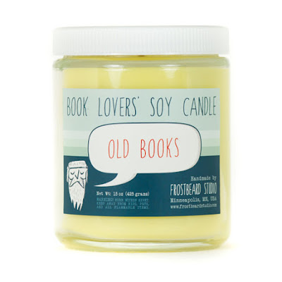 Book Lover's Soy Candle: Old Books