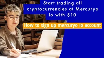 Mercuryo.io step-by-step account sign-up