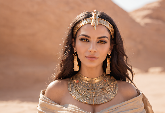 エジプト人女性の画像