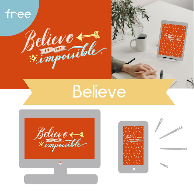 free pretty wallpaper download believe