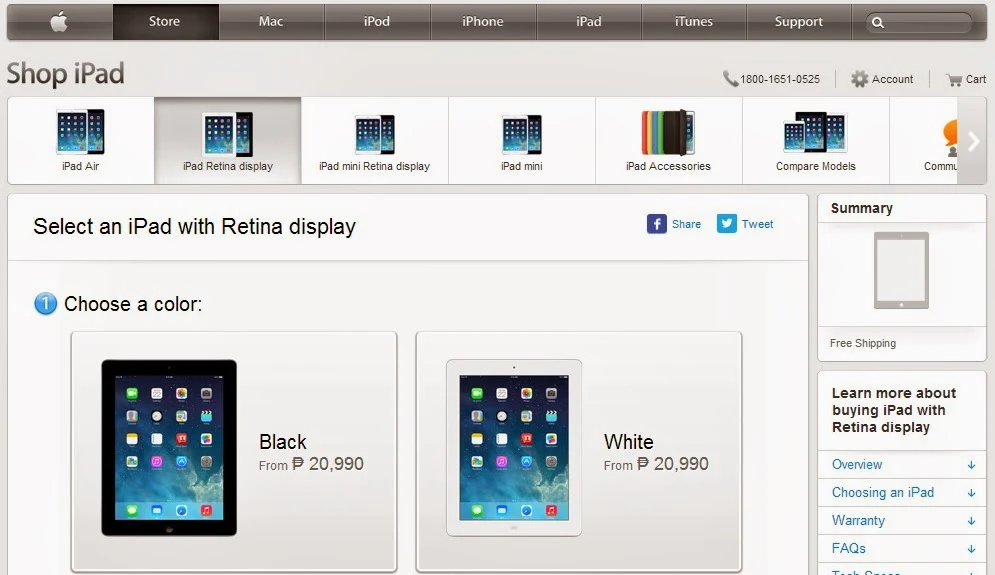 Apple replaces iPad 2 with iPad with Retina display, now available in the PH starting at Php20,990! iPad with Retina display