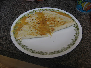 Pumpkin-banana quesadilla