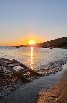 marmara adasında gün batımı
