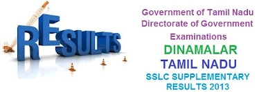 Dinamalar SSLC Results 2013