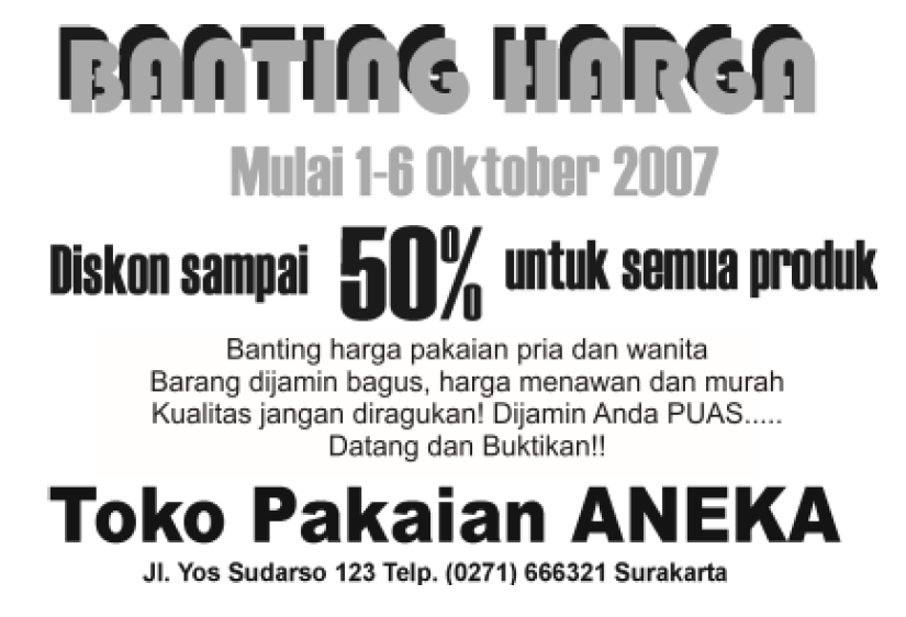 Cara Menentukan Fakta dan Pendapat dalam Iklan Baris