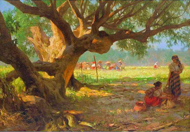 Fernando Amorsolo - Workers In The Field