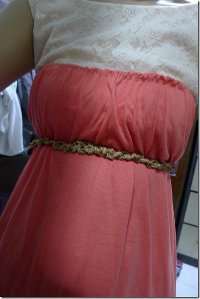 new hemp belt for my lace dress