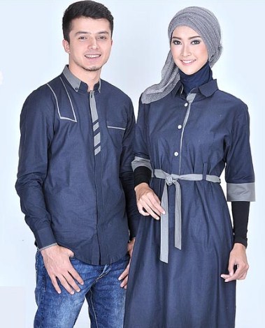 30 Contoh Model Baju  Muslim Couple  Terbaru 2019