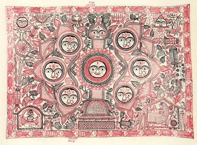 ganga devi kohabar mithila ritual painting