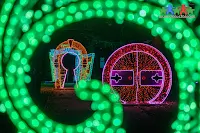 Park Miliona Świateł wrócił do Zabrza w 2023 roku z nową iluminacją nawiązującą do popularnej bajki: Alicja w Krainie Czarów!