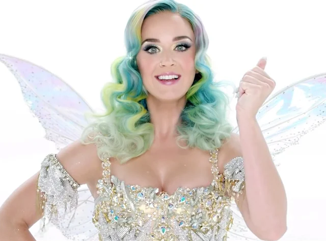 Katy Perry glitters for the H&M Holiday 2015 Commercial