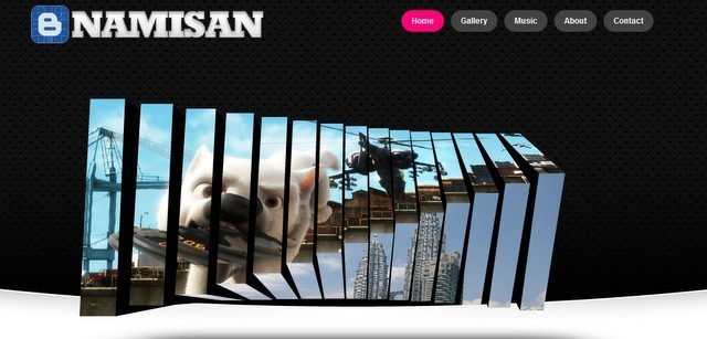 Namisan Blogger Template