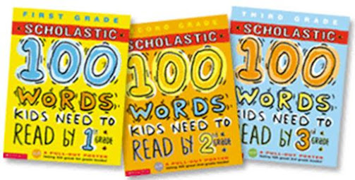 100 Words Kids Need to Know Grades 1-2-3-4-5-6