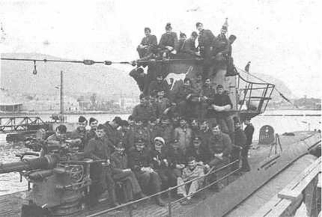 U-559 with its crew, 19 August 1941 worldwartwo.filminspector.com