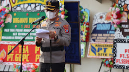   33 Personel Polres Kutai Barat Naik Pangkat, Ini Pesan Kapolres Kubar 