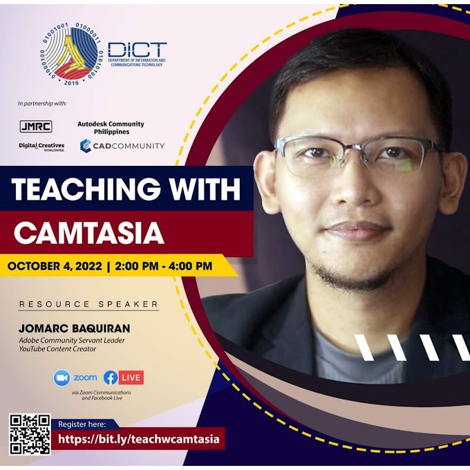 Free Training for Teachers on Teaching with CAMTASIA with e-Certificate | October 4 | Register now! 