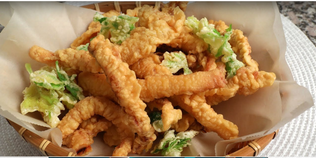 Cách làm tempura khô mực cực đơn giản