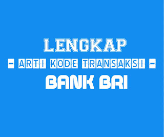 Kode transaksi BRI