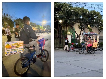 Biking Vendors outside National Museum of the Philippines - Cebu and Plaza Independencia