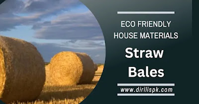 Straw Bales Eco Friendly House Materials