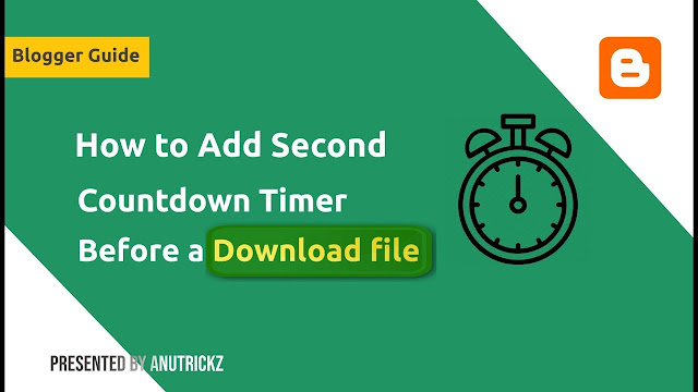 How to Add Second Countdown Timer Before a Download file 