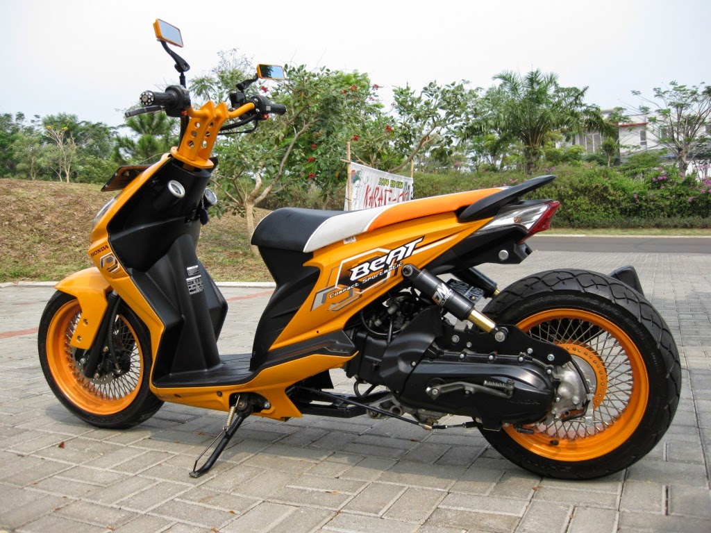 Kumpulan 69 Modifikasi Motor Honda Beat Sporty Terkeren Pojok Otomania