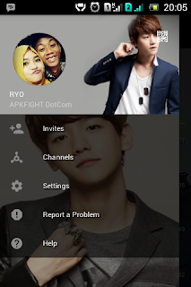 BBM MOD Tema Member EXO v2.13.1.14 Apk Terbaru