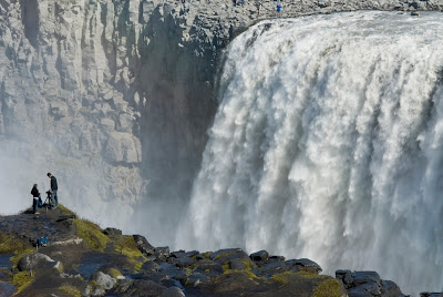 Popular waterfalls in the north of Iceland