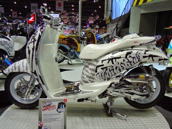 Kumpulan Modifikasi Motor  Honda Scoopy  Terbaru Modif  